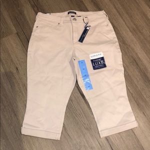 Bandolino Simone skimmer curvy skinny cuff pants